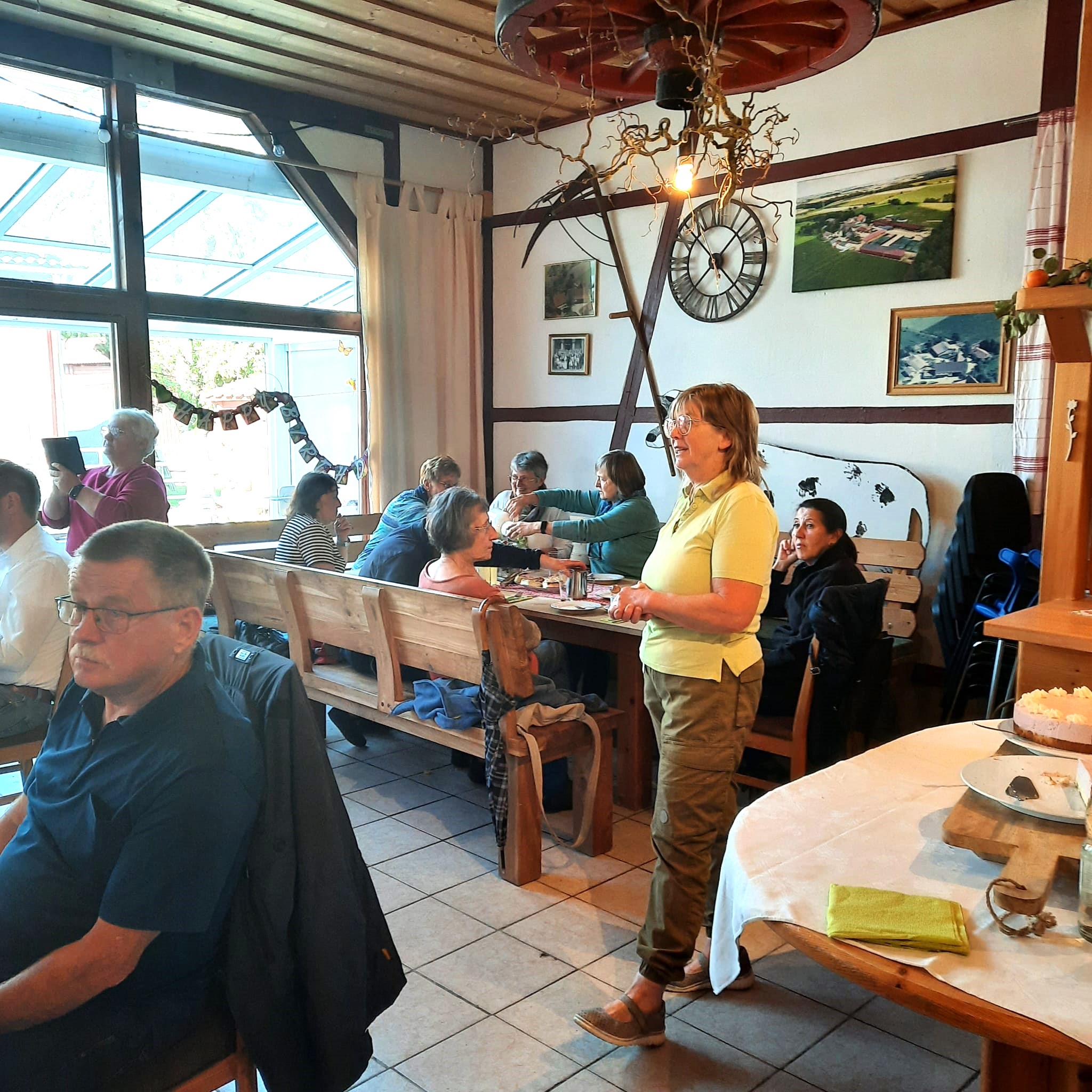 Die Truppe vor der Abfahrt